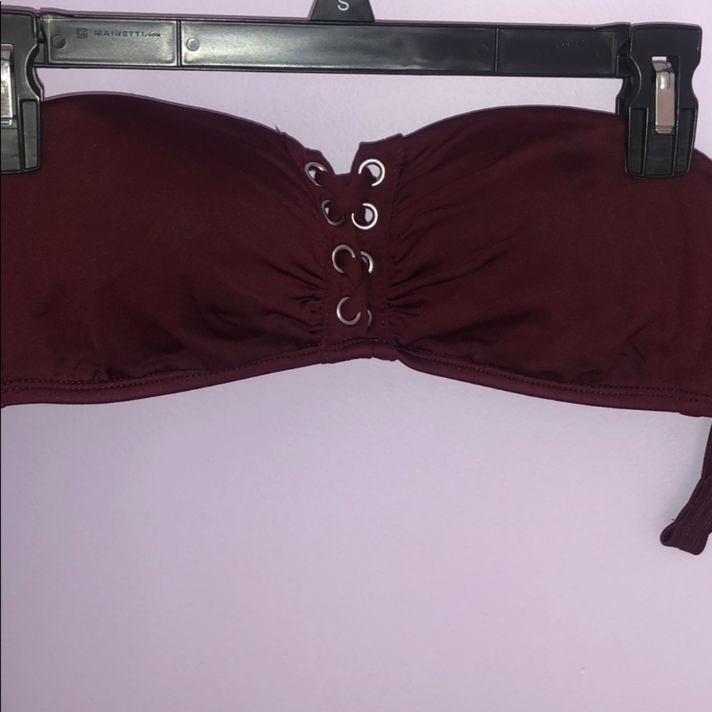 strapless bathing suit top